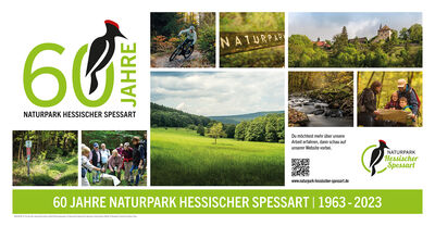 60 Jahre Naturpark Hess Spessart Banner